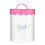 Premier Housewares Pink Lace Tea Canister, White/Pink 1