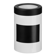 Chic Design Chalk Board Large Canister, Functional Design Metal Canister, Durable Stainless Steel Canister