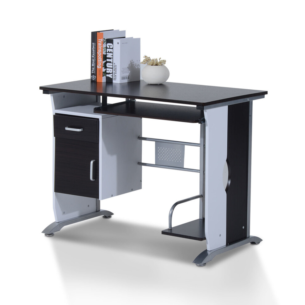 Homcom Wooden Workstation | Wooden Computer Desk