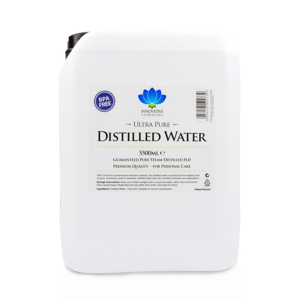 Innovative Naturopathics Ultra Pure Distilled Water - 5.5L