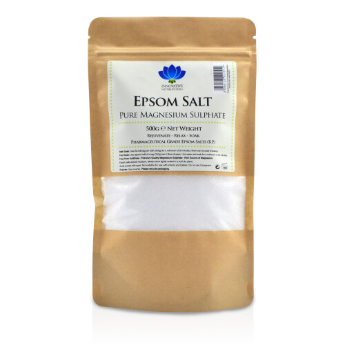 Epsom Salt - 100% Pure - Bath Salt - Pharmaceutical Grade - 500g