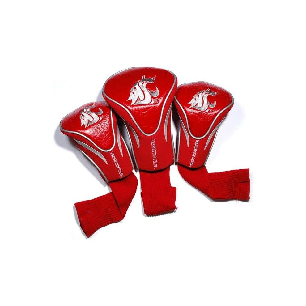Photos - Golf Team  46294 Washington State 3 Pack Contour Fit Headcover