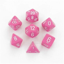 Chessex Manufacturing CHX25444 Cube of Opaque Dice - Pink