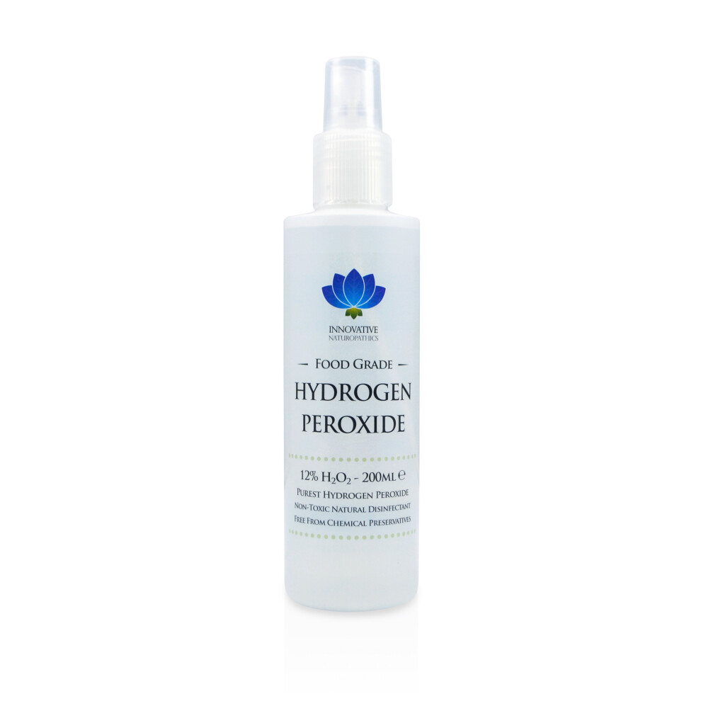 Hydrogen Peroxide 12% (<11.99%) - 200ml Food Grade Spray