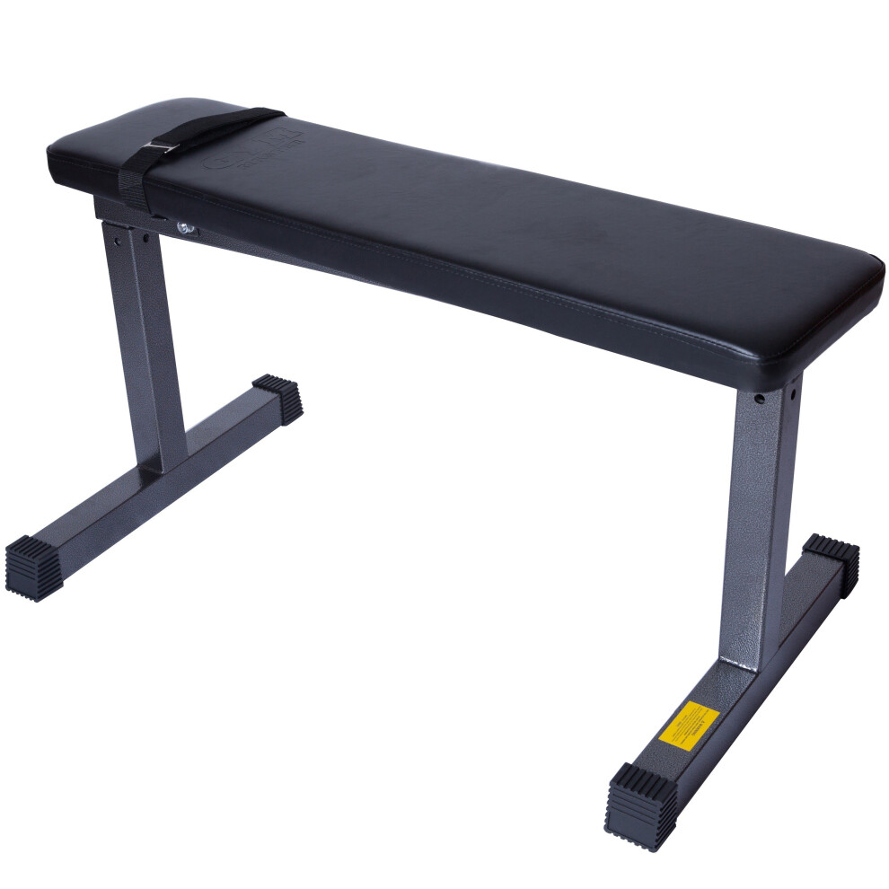 GYM MASTER Flat Gym Weight Bench Press Barbell Dumbbell Lifting Workout Exercise Fitness