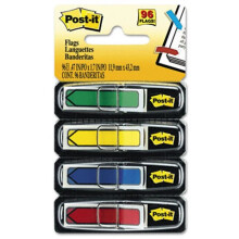 Marker-Spender - 3M - Post-it - 4er Set - 11,9 x 43,2 mm - Verschiedene Farben
