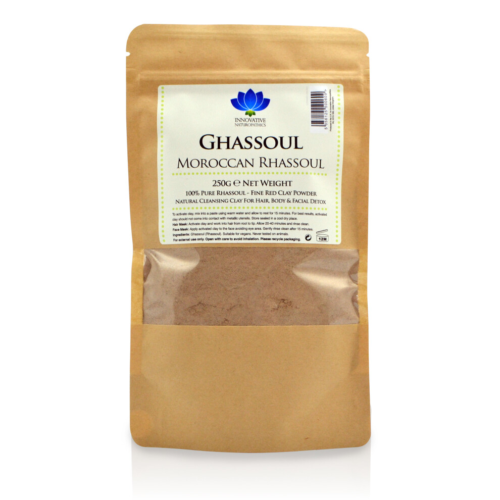 Rhassoul Clay - Detox, Hair & Face Mask- 250g - Pure Moroccan Ghassoul