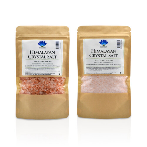 Himalayan Salt - Premium Stone Ground Fine Salt - 500g Packet 1