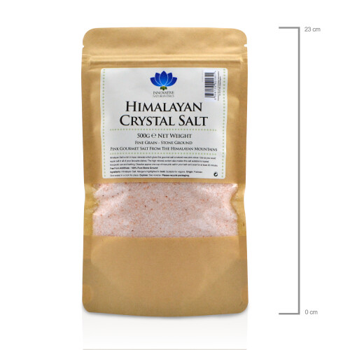 Himalayan Salt - Premium Stone Ground Fine Salt - 500g Packet 2