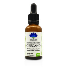 Wild Harvested Oregano Oil (Mediterranean) - Steam Distilled, 84% Carvacrol minimum, 30ml with Organic Olive Oil Carrier