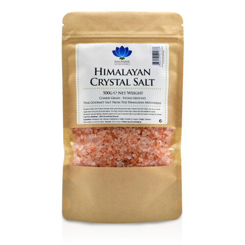 Himalayan Salt - Premium Stone Ground Coarse Salt - 500g Packet