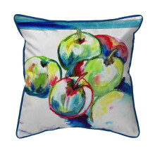 Betsy Drake ZP814 22 x 22 in. Green Apples Indoor & Outdoor Extra Large Pillow