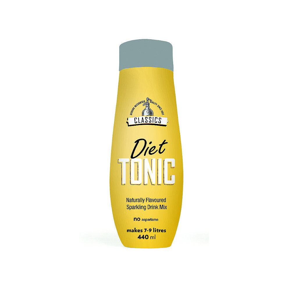 Sodastream (Diet Tonic) Classics Tonic Syrup - 440Ml Bottle