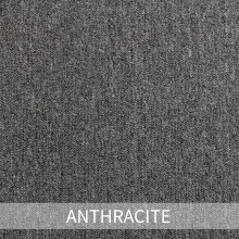(Anthracite) Carpet Tiles 5m2 Heavy Duty Flooring  Commercial