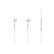 Samsung Fit-In Earphones for Galaxy S6 - White, Noise-Reducing Canal Earbuds with 3-Button Remote