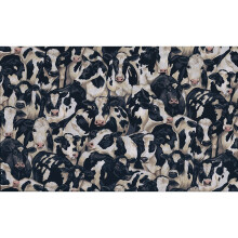 Fat Quarter Cows Farm Cotton Quilting Sewing Fabric Makower