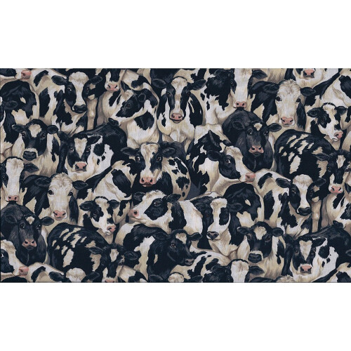 Fat Quarter Cows Farm Cotton Quilting Sewing Fabric Makower