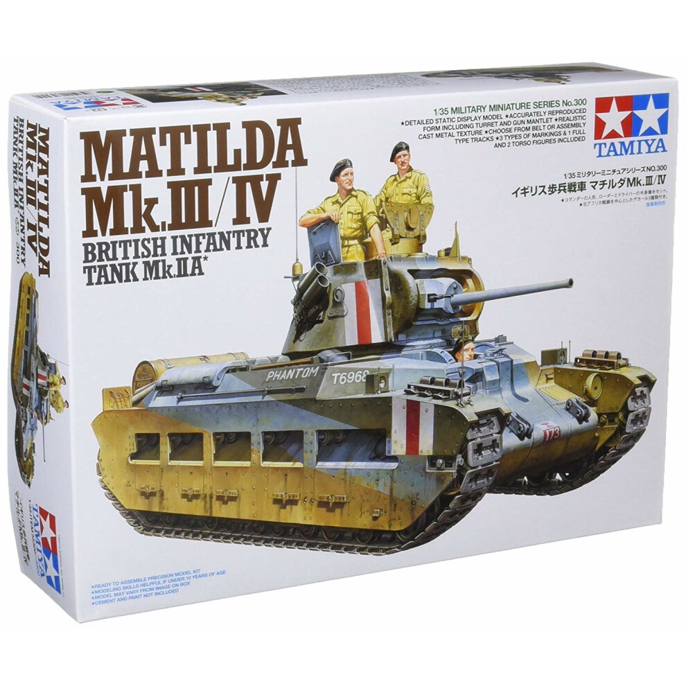 Tamiya Matilda MK.III/IV British Infantry Tank 1/35 Scale