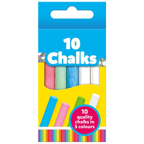 Galt Galt Coloured Chalk 10 Pack