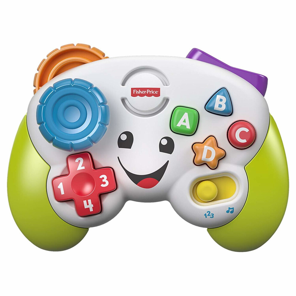 Fisher-Price Fwg12 Game And Learn Controller, Teaching First Words, Letters, Numbers, Colours