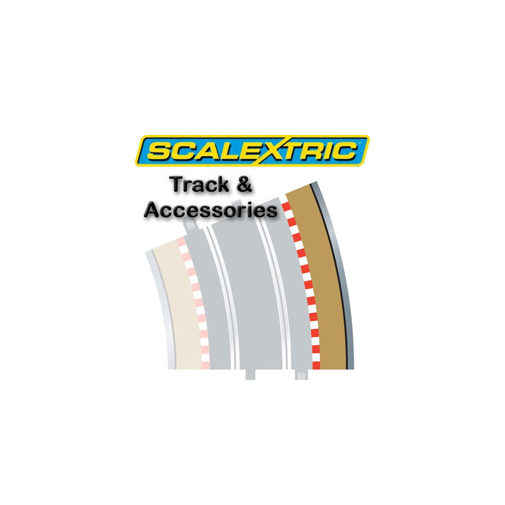 Scalextric Track - Radius 4 Outer Border/Barrier 22.5o