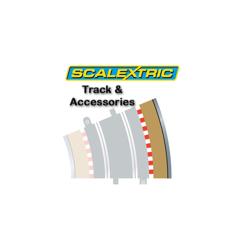 Scalextric Track - Radius 3 Outer Border/Barrier 22.5o