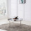 Ember Round Silver Chrome Tray Top Coffee Table 6