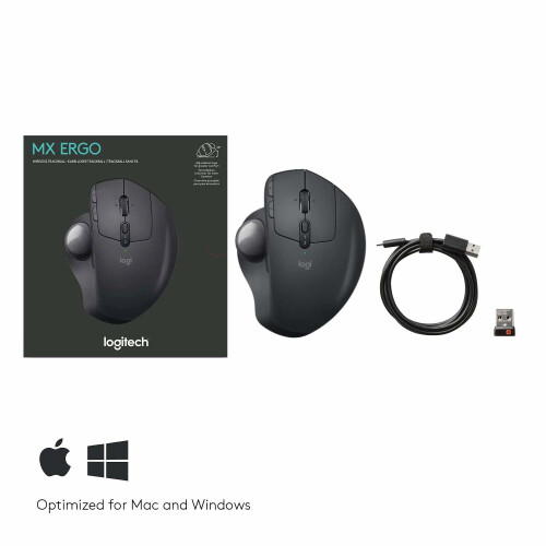Logitech Logitech MX Ergo Advanced Wireless Trackball for Windows PC and Mac 2