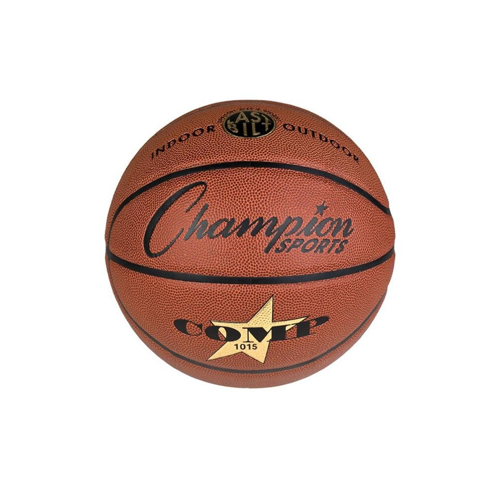 Champion Sports SB1015 27.5 in. Composite Basketballs, Orange