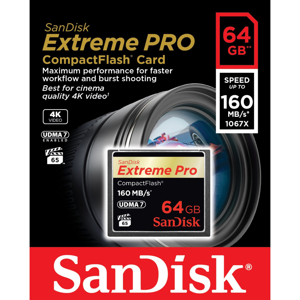 SanDisk Extreme Pro Compact Flash 64GB