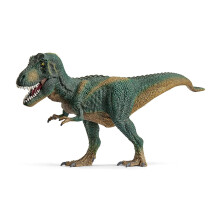Tyrannosaurus Rex figuur groen, met realistische details, voor kinderen vanaf 4 jaar, SCHLEICH 14587 Dinosaurussen