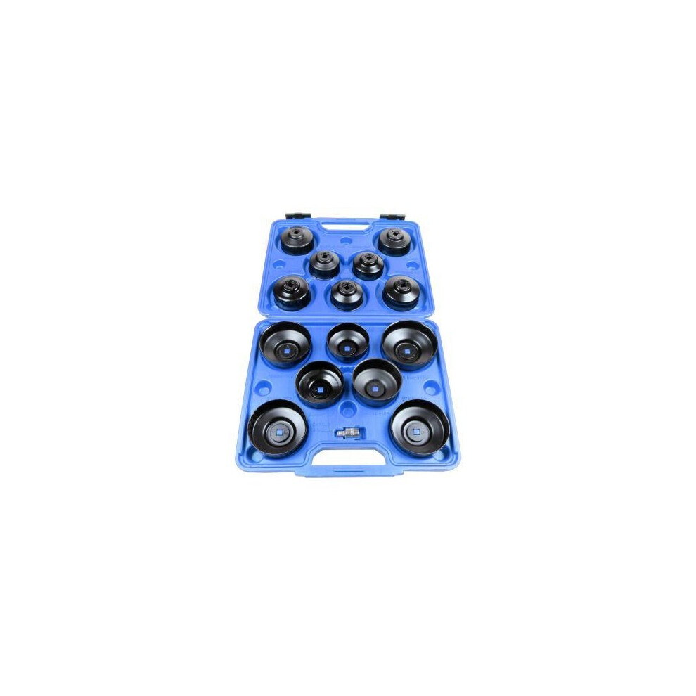 US PRO Oil Filter Wrench Remover Removal Set Cup Type 65mm - 100mm 15pcs Kit