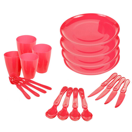 GEEZY 21pc Geezy Plastic Picnic Set With Storage Box 2
