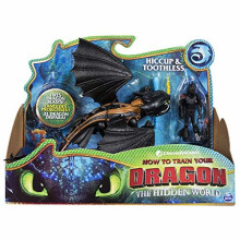 DreamWorks Dragons Toothless and Hiccup - Armored Viking Figure