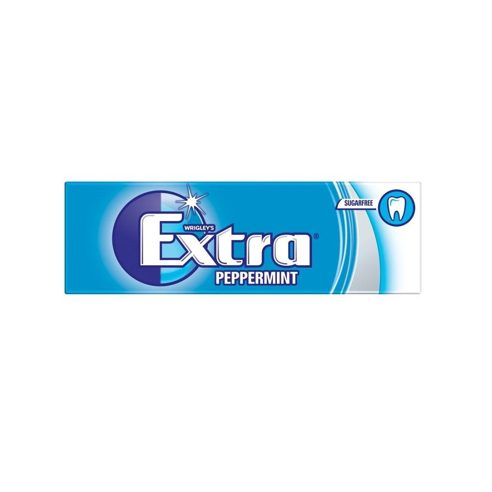 Wrigleys Extra Peppermint Sugar-Free Gum - Fresh Breath After Meals; Irish Dental Association & British Dental Health Foundation Approved
