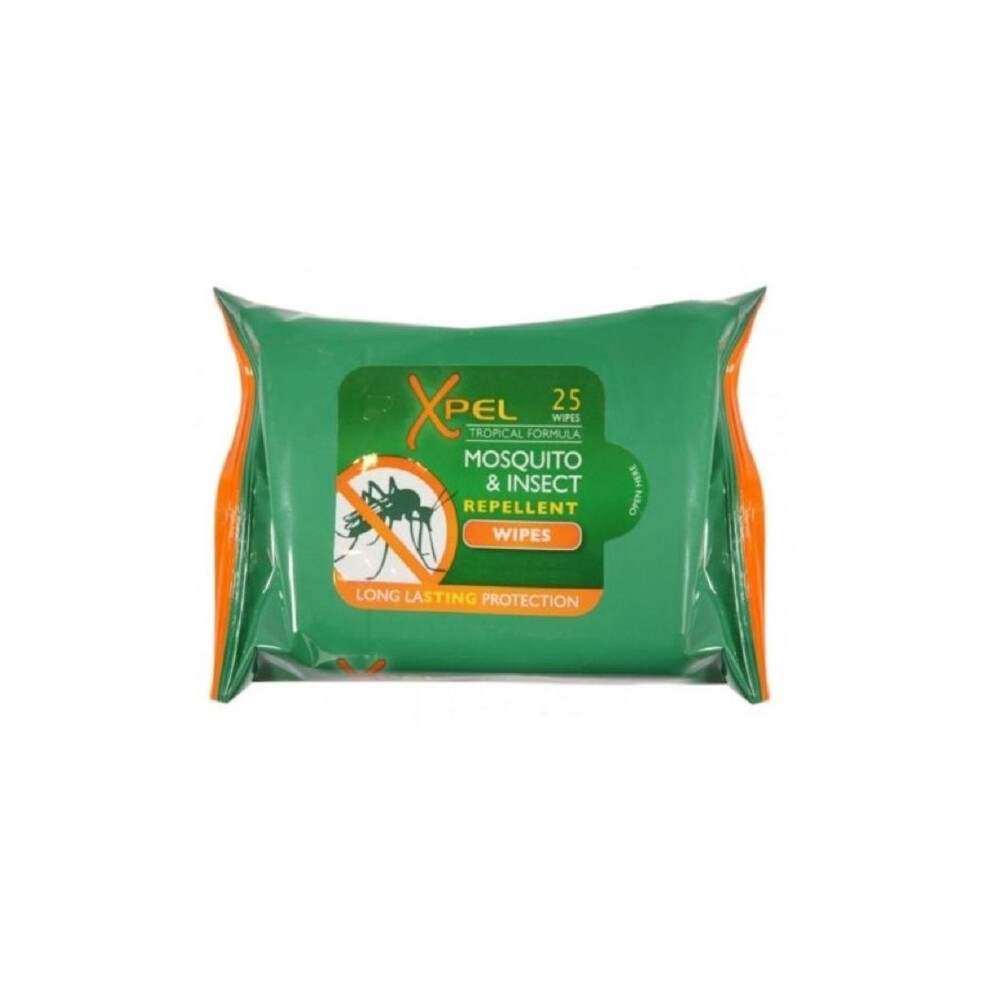 Xpel 25 Repellent Wipes