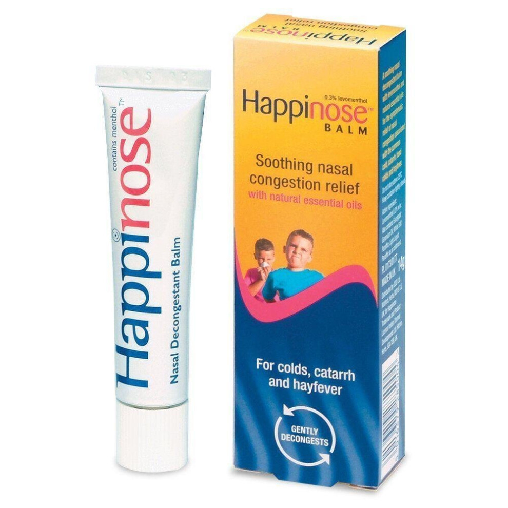 Happinose Balm Soothing Nasal Congestion Relief 14G