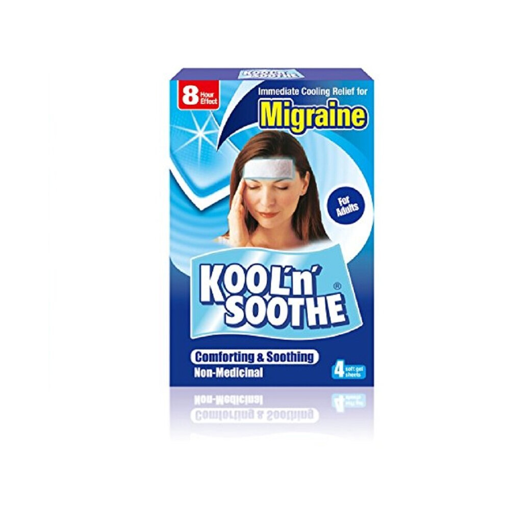 Kool 'N' Soothe Migraine Cooling Pads 4 Cooling Pads