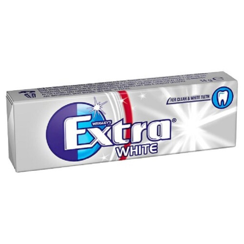 Wrigleys Extra White Sugar Free Chewing Gum - 10 Pieces