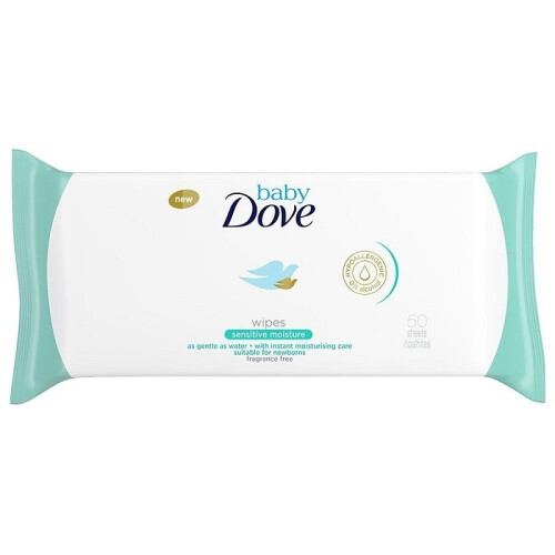 Dove Dove Baby Sensitive Moisture Wipes - 50 Sheets