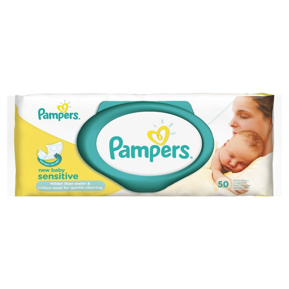 Pampers New Baby Sensitive Wipes - 50