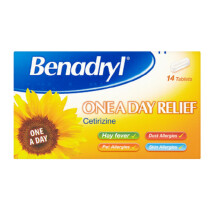 Benadryl One A Day Relief Cetirizine -14 Tablets