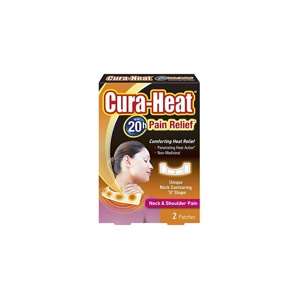 Cura-Heat Neck And Shoulder Pain - 2 Heat Patches