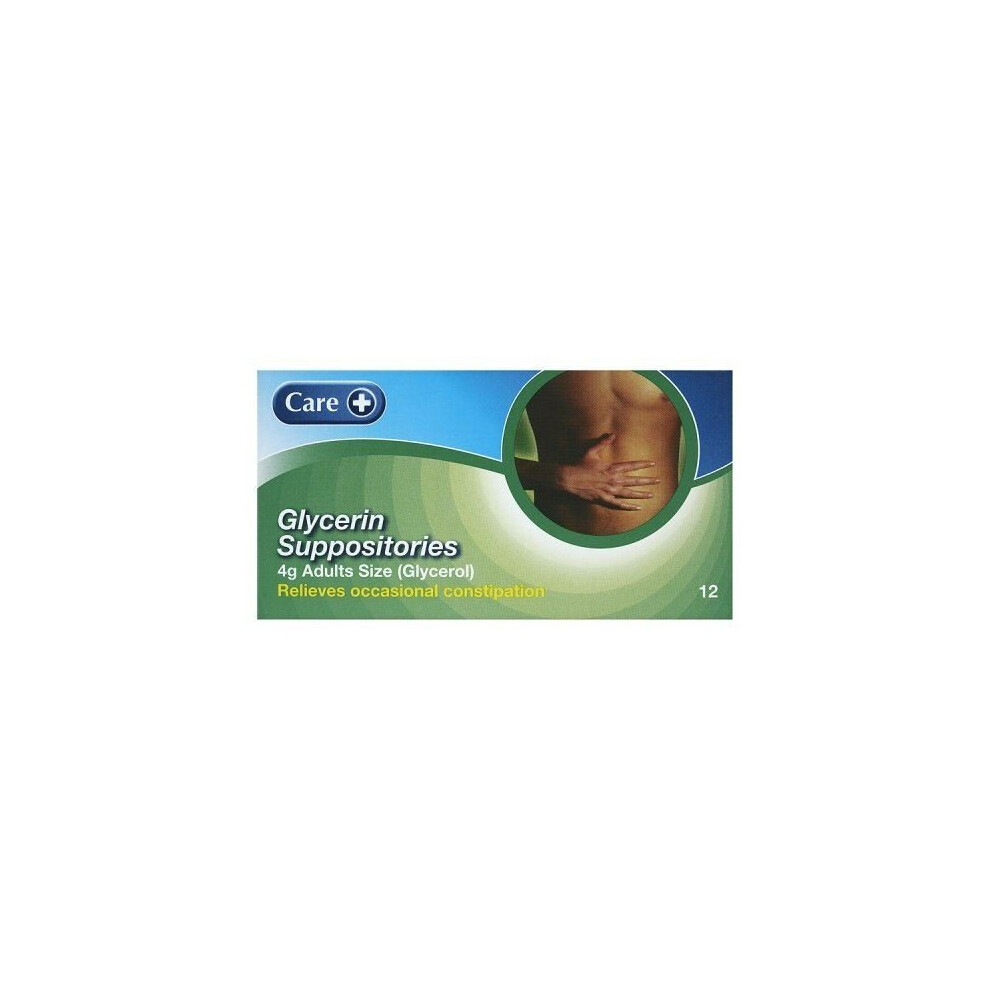 Care Glycerin 4g 12 Adults Suppositories-image-OPC-PR6PFQ-NEW