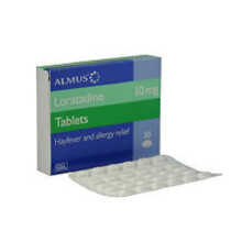 Almus Loratadine 10 mg, 30 Tablets - Non-Drowsy Allergy Relief Antihistamine