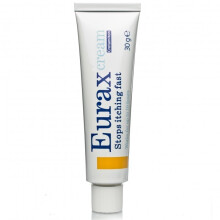 Eurax Cream 30g - Quick Itch Relief & Soothing Skin Care for Sunburn, Eczema, Allergies, Hives, Insect Bites