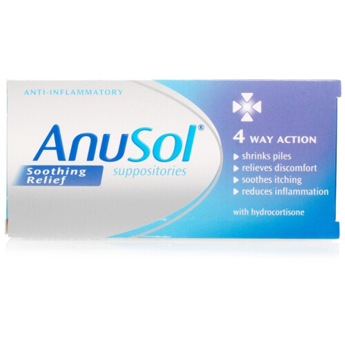 Anusol Soothing Relief Suppositories 12's