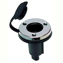 Perko Locking Collar Pole Light Mounting Base-2 Pin-Round-1045P00DP