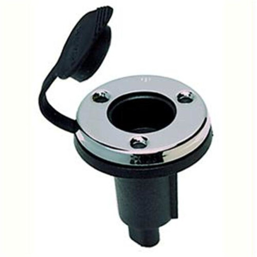 Perko Locking Collar Pole Light Mounting Base-2 Pin-Round-1045P00DP
