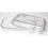Luminarc Cow Embossed Clear Thick Glass Butter Dish with Lid 2